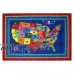 Fun Rugs Children's Fun Time Collection, State Capitals   550040905